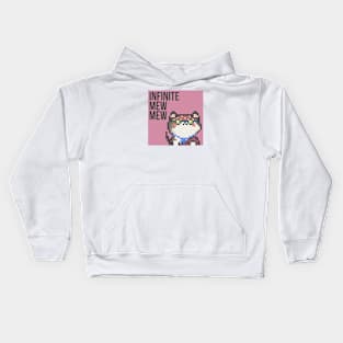 Pixel Cat 054 Kids Hoodie